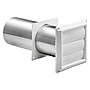 Lambro White 4" Plastic Louvered Vent (267W)~#|#~sp183004773_sc7