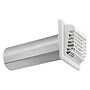 Lambro White 4" Plastic Louvered Vent with Tail Piece and Bird/Rodent Guard (267WG)~#|#~sp183004776_sc7