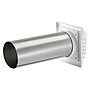 Lambro White 4" Plastic Louvered Vent with Tail Piece and Bird/Rodent Guard (267WG)~#|#~sp183004778_sc7