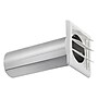 Lambro White 4" Plastic Louvered Vent with Tail Piece and Bird/Rodent Guard (267WG)~#|#~sp183004780_sc7