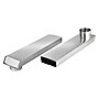 Lambro TiteFit Silver 90 Degree Rectangular Aluminum Dryer Duct (3006)~#|#~sp183004783_sc7