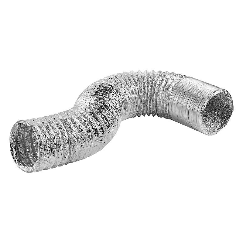 Lambro Silver 4" x 25' Foil Flex Duct (414) image 1