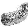 Lambro Silver 4" x 25' Foil Flex Duct (414)~#|#~sp183004827_sc7