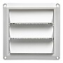 Lambro White 4" Plastic Air Intake Louver Vent (604W)~#|#~sp183004840_sc7