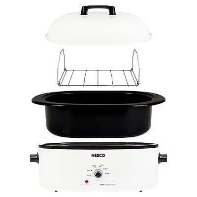 Nesco 18-Qt. Roaster with Porcelain Cookwell
