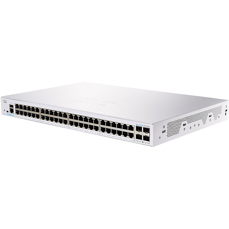 Cisco 250 52-Port Gigabit Ethernet Managed Switch, Silver (CBS25048T4XNA) image 1