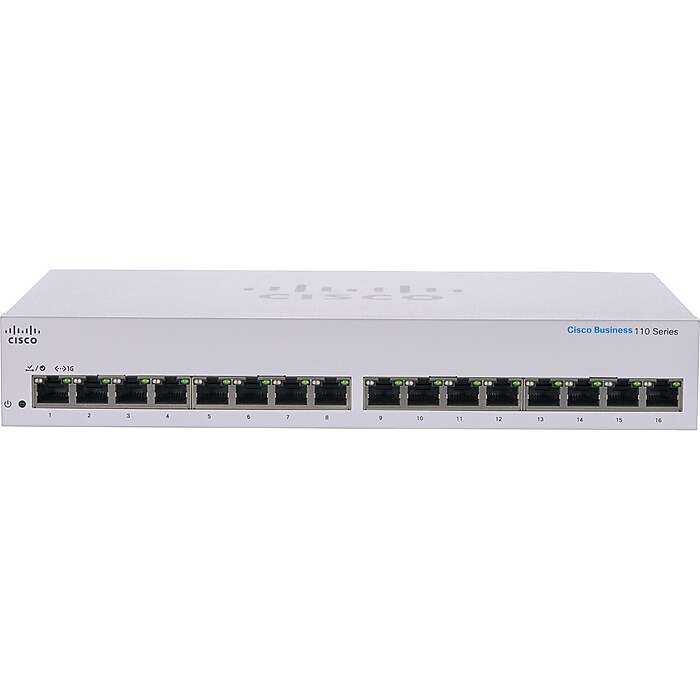 Cisco 110 8-Port Gigabit Ethernet Managed Switch, Silver