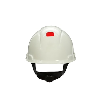 3M™ SecureFit™ Hard Hat with Uvicator, 4-Point Pressure Diffusion Ratchet Suspension, White, 20/Case (H-701SFR-UV)