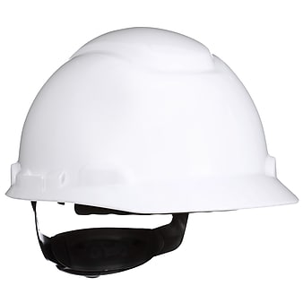 3M™ SecureFit™ Hard Hat with Uvicator, 4-Point Pressure Diffusion Ratchet Suspension, White, 20/Case (H-701SFR-UV)