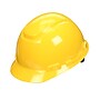 3M® SecureFit HDPE 4-Point Ratchet Suspension Short Brim Hard Hat, Yellow (H-702SFR-UV)~#|#~sp183258828_sc7