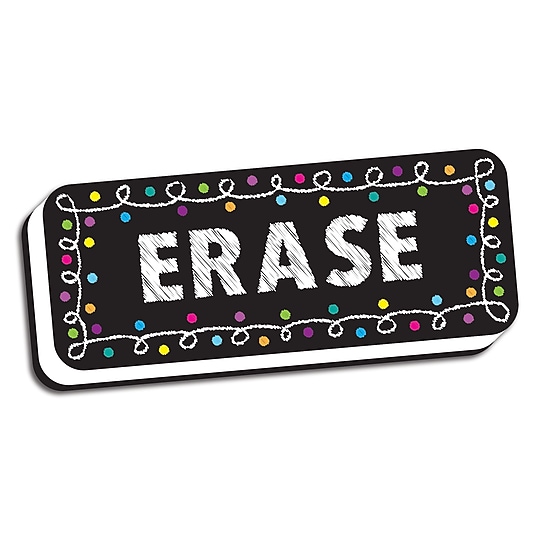 Ashley Productions Magnetic Whiteboard Eraser, Chalk Loops, 2" x 5", Pack of 6~#|#~sp184523014_sc7