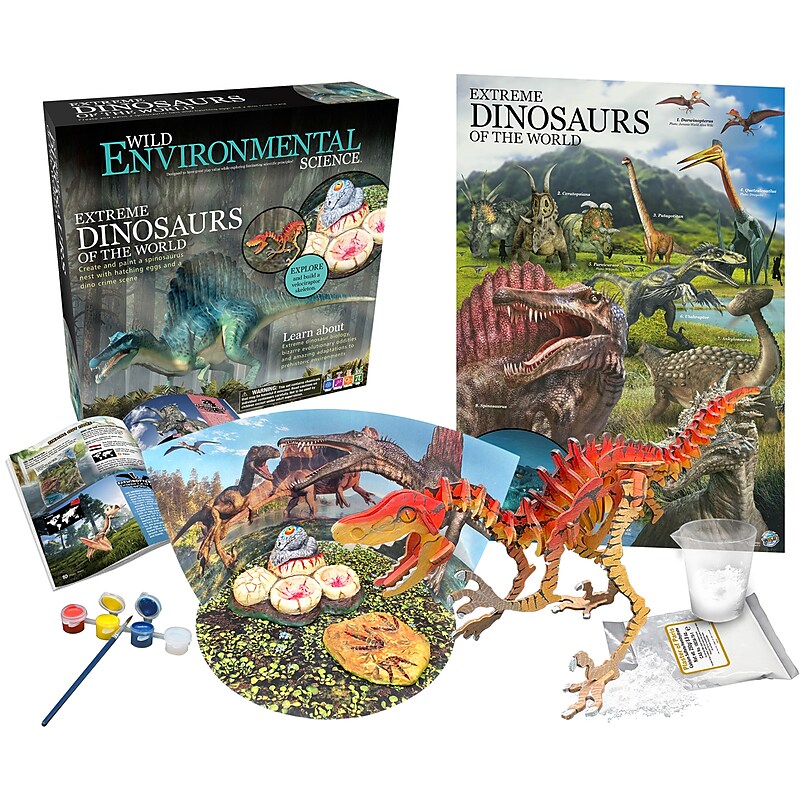 Learning Advantage WILD ENVIRONMENTAL SCIENCE Extreme Dinosaurs of the World (CTUWES952) image 1