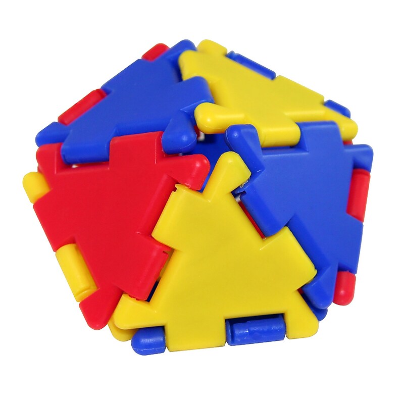 Polydron Junior Polydron, Assorted Colors, 124/Set (PY-606000) image 1