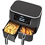 Ninja Foodi 2-Basket Air Fryer with DualZone Technology, Black/Gray (DZ201)~#|#~sp185248967_sc7