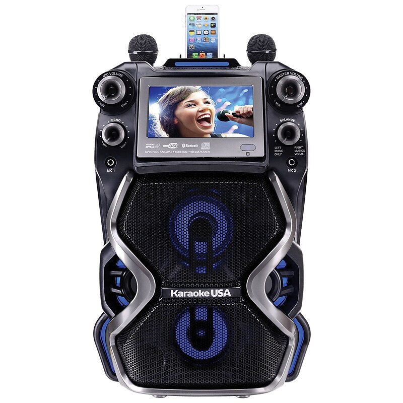 Karaoke USA Portable Professional CDG/MP3G Karaoke Player with 7" TFT Digital Color Screen (GF920) image 1