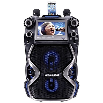 Karaoke USA Portable Professional CDG/MP3G Karaoke Player with 7" TFT Digital Color Screen (GF920)
