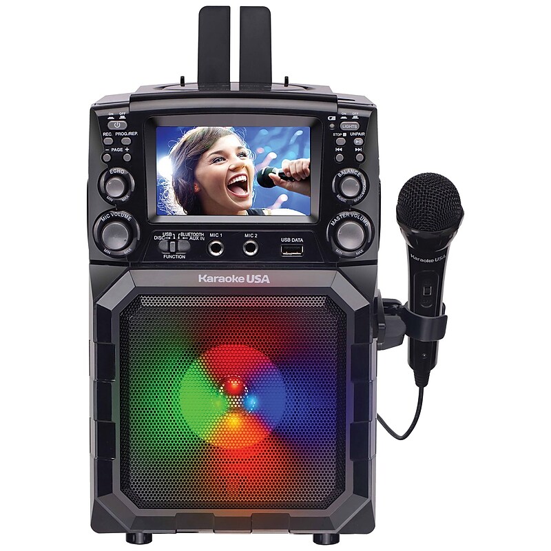 Karaoke USA Portable CDG/MP3G Karaoke Player with 4.3" Color TFT Screen (GQ450) image 1