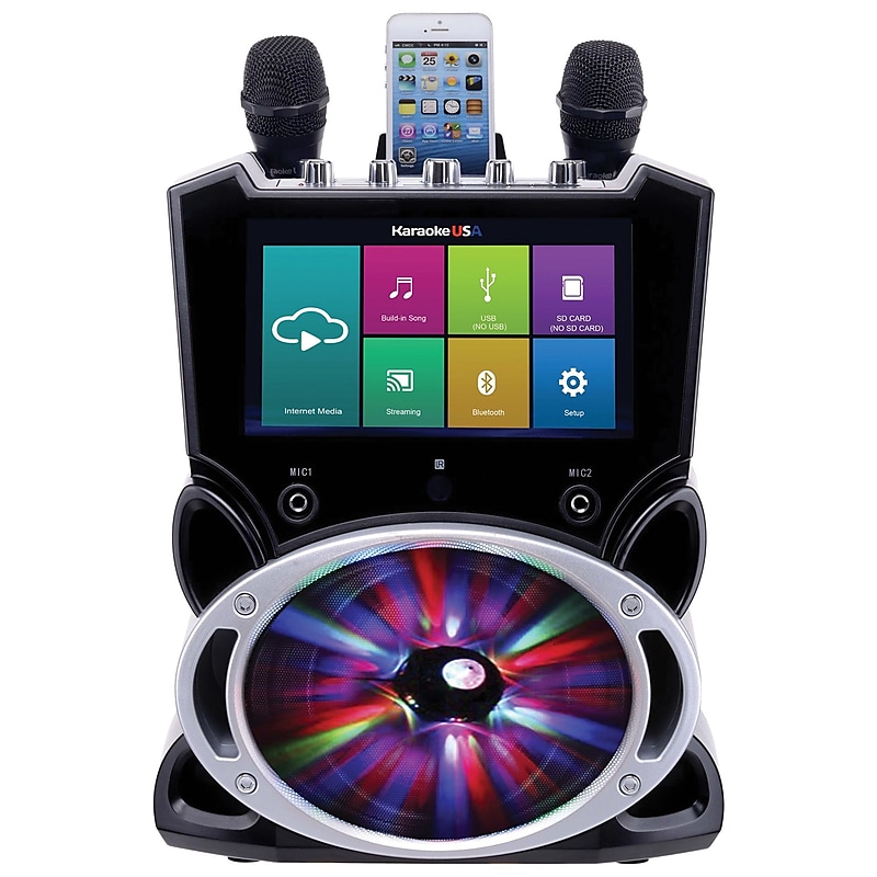 Karaoke USA Complete Wi-Fi Bluetooth Karaoke Machine with 9" TFT HD Color Touch Screen (WK849) image 1