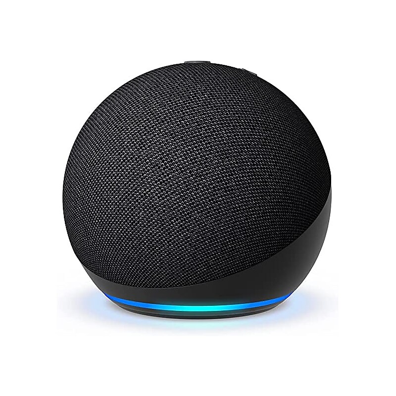 Amazon Echo Dot (5th Generation) Streaming Media Speaker, Charcoal (B09B8V1LZ3) image 1