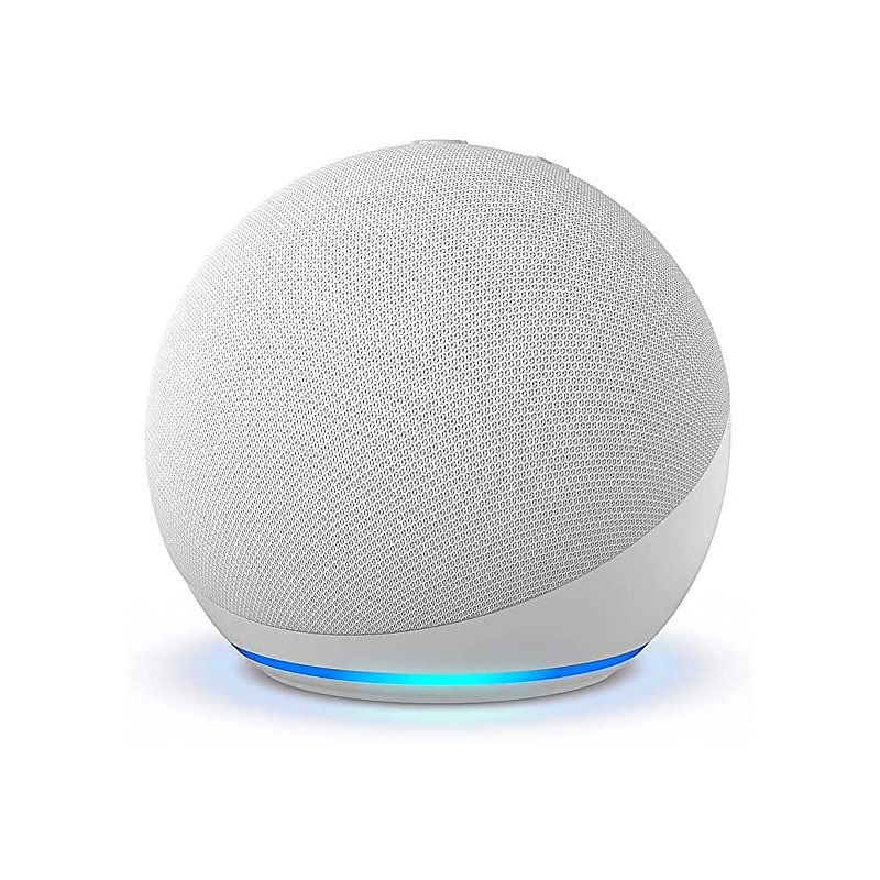 Amazon Echo Dot (5th Generation) Streaming Media Speaker, Glacier White (53-027802) image 1