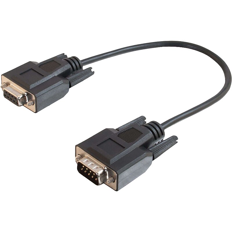 C2G Cables to Go Male to Female Extension Cable, Black (54303) image 1