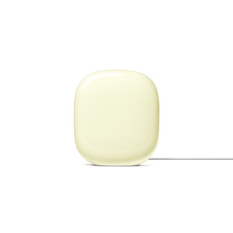 Google Nest AX Tri Band Mesh WiFi 6E Router, Yellow (6757040) image 1