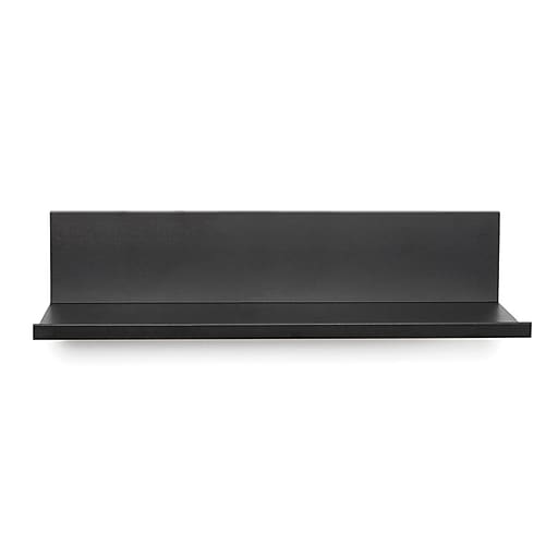 Hangman NoStud Floating Shelf, 12In., Black Powder Coat (L12B