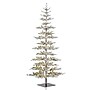 Glitzhome 9ft Deluxe Pre-Lit Flocked Pine Artificial Christmas Tree with 650 Warm White Lights~#|#~sp187233053_sc7