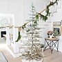 Glitzhome 9ft Deluxe Pre-Lit Flocked Pine Artificial Christmas Tree with 650 Warm White Lights~#|#~sp187233058_sc7