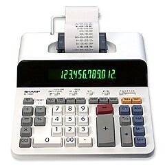 (未使用･未開封品)shrqs2760h United Stationers (op)??????12dig Sharp QS-2760H 12-Digit Desktop Printing Calculator, White