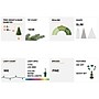 Glitzhome 9ft Pre-Lit Snow Flocked Artificial Pine Christmas Tree With 900 Warm White Lights (2014600014)~#|#~sp187528023_sc7