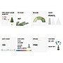 Glitzhome 7.5ft Pre-Lit Flocked Pencil Pine Artificial Christmas Tree with 350 Warm White Lights2004900019~#|#~sp187531117_sc7