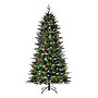 Glitzhome 7.5ft Pre-Lit Green Fir Artificial Christmas Tree (2014600011)~#|#~sp187532062_sc7