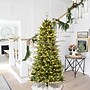Glitzhome 7.5ft Pre-Lit Green Fir Artificial Christmas Tree (2014600011)~#|#~sp187532091_sc7