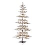Glitzhome 7ft Deluxe Pre-Lit Flocked Pine Artificial Christmas Tree with 400 Warm White Lights (2004900023)~#|#~sp187534610_sc7
