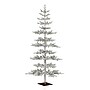 Glitzhome 7ft Deluxe Pre-Lit Flocked Pine Artificial Christmas Tree with 400 Warm White Lights (2004900023)~#|#~sp187534612_sc7