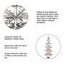 Glitzhome 7ft Deluxe Pre-Lit Flocked Pine Artificial Christmas Tree with 400 Warm White Lights (2004900023)~#|#~sp187534616_sc7