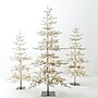 Glitzhome 7ft Deluxe Pre-Lit Flocked Pine Artificial Christmas Tree with 400 Warm White Lights (2004900023)~#|#~sp187534946_sc7