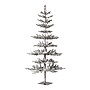 Glitzhome 6ft Deluxe Pre-Lit Flocked Pine Artificial Christmas Tree with 300 Warm White Lights (2004900022)~#|#~sp187536725_sc7