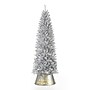 Glitzhome 7.5ft Silver Tinsel Artificial  Christmas Tree (2004900025)~#|#~sp187537621_sc7