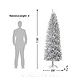 Glitzhome 7.5ft Silver Tinsel Artificial  Christmas Tree (2004900025)~#|#~sp187537622_sc7