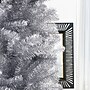 Glitzhome 7.5ft Silver Tinsel Artificial  Christmas Tree (2004900025)~#|#~sp187537628_sc7
