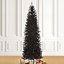 Glitzhome 7.5ft Black Tinsel Artificial  Christmas Tree (2004900024)~#|#~sp187540505_sc7