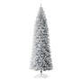 Glitzhome 9ft Silver Tinsel Artificial  Christmas Tree (2014600100)~#|#~sp187591894_sc7