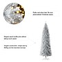 Glitzhome 9ft Silver Tinsel Artificial  Christmas Tree (2014600100)~#|#~sp187591896_sc7