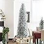Glitzhome 9ft Silver Tinsel Artificial  Christmas Tree (2014600100)~#|#~sp187591900_sc7
