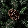 Glitzhome 4ft Flocked Christmas Tree With 100 Warm White Light, Pinecone and Berries (2014600009)~#|#~sp187591925_sc7