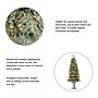 Glitzhome 5ft Pre-Lit Pine Artificial Christmas Porch Tree with 180 Warm White Lights and Pinecones (2030800006)~#|#~sp187592532_sc7