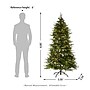 Glitzhome 6ft Pre-Lit Green Fir Artificial Christmas Tree (2014600019)~#|#~sp187598127_sc7