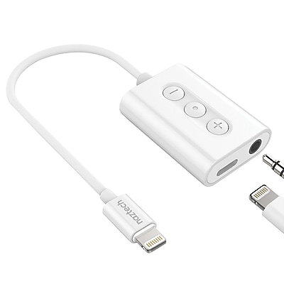 Naztech 3.5mm MFi Certified Audio + Charging Adapter with Lightning Cable - Thumbnail 2